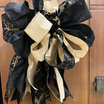 Gold and Black Bow