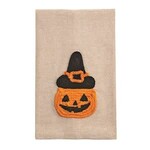 Mud Pie Pumpkin Halloween Rope Hand Towel