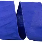 Relliant Rebbion Dupioni Supreme Wired Edge, Cobalt Blue 2.5"10 Yards