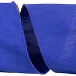 Reliant Ribbon Dupioni Supreme Wired Edge, Cobalt Blue  4" 10 Yards
