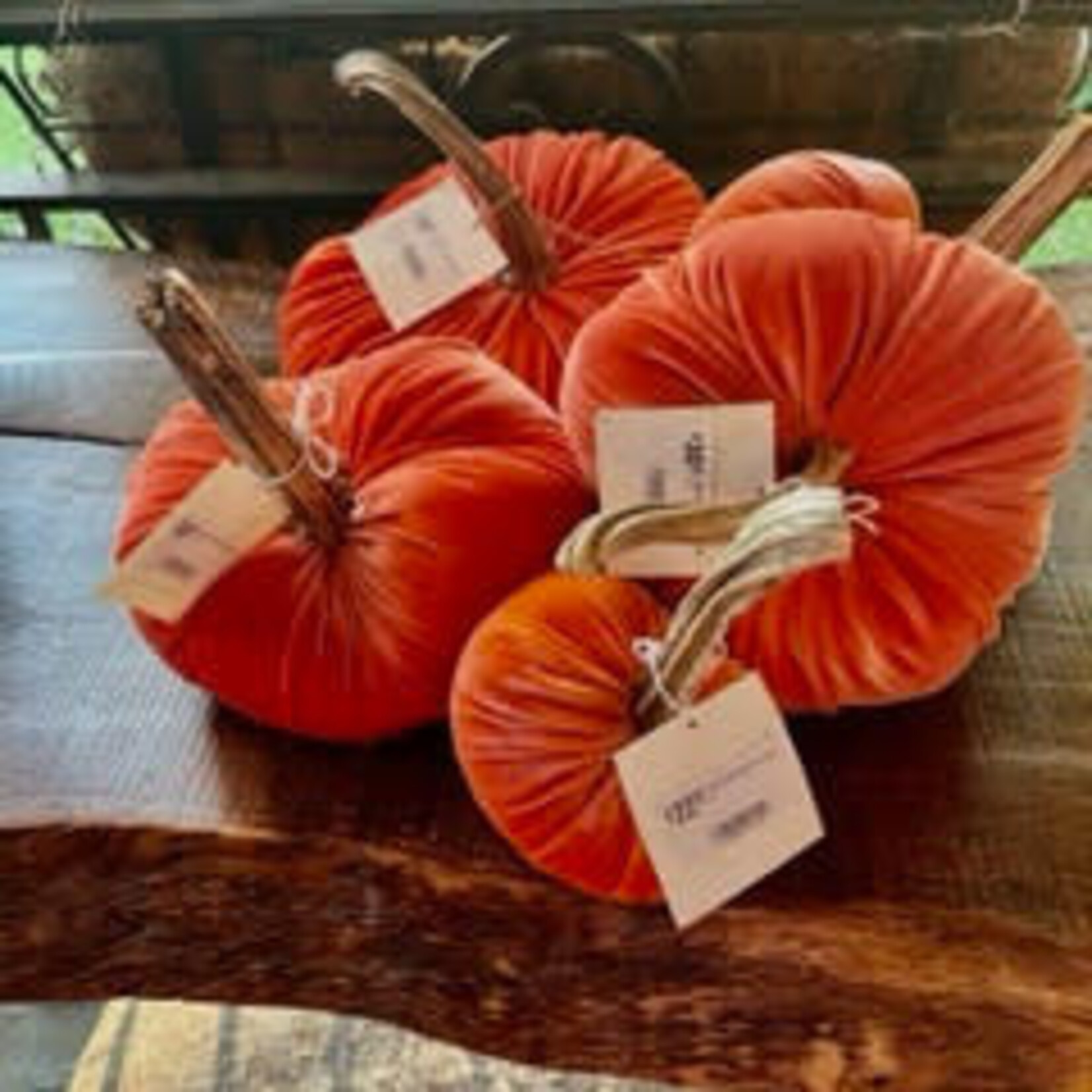 O&W Orange Velvet Pumpkin 7"