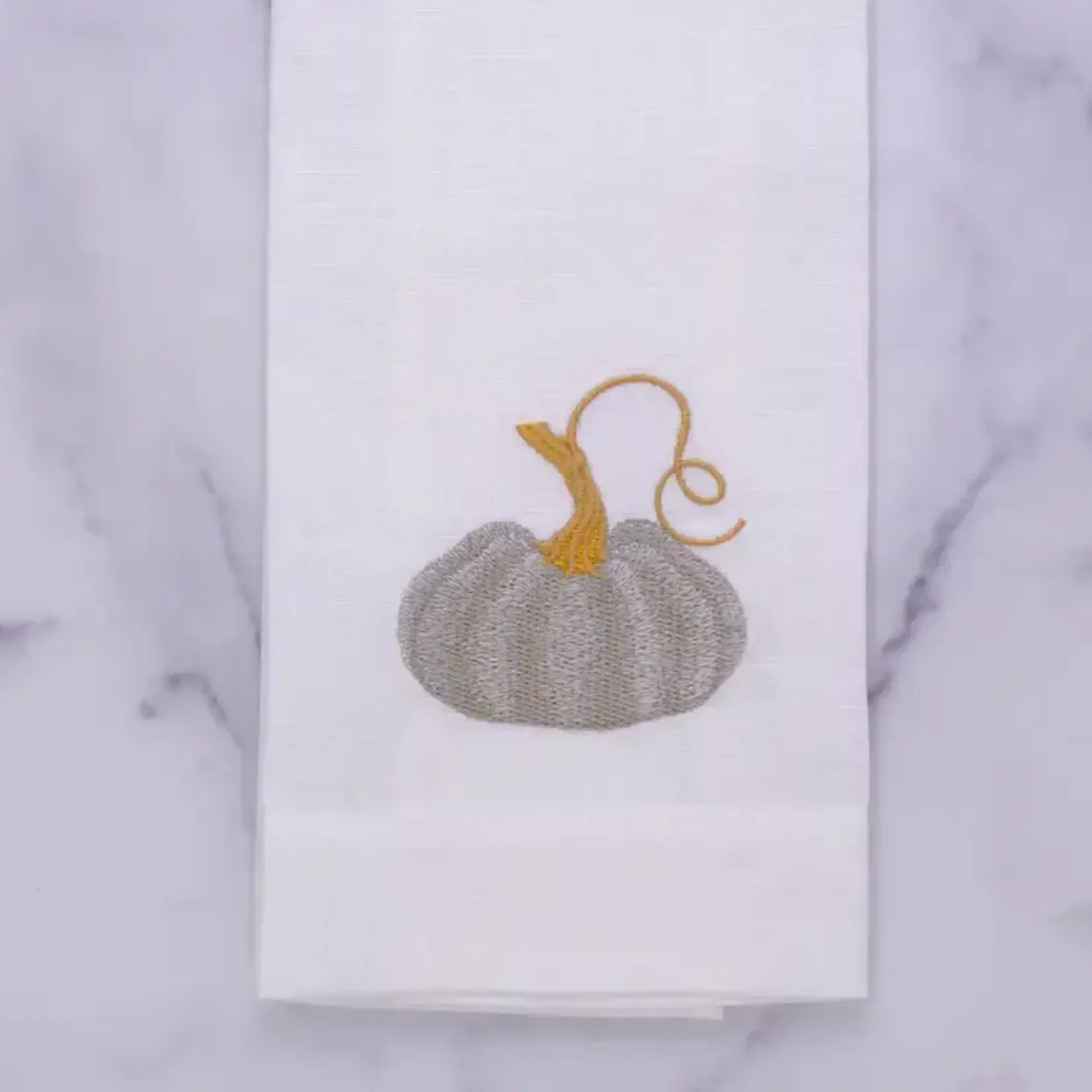 Crown Linen Designs Cinderella Pumpkin Linen Towel (Embroidered)