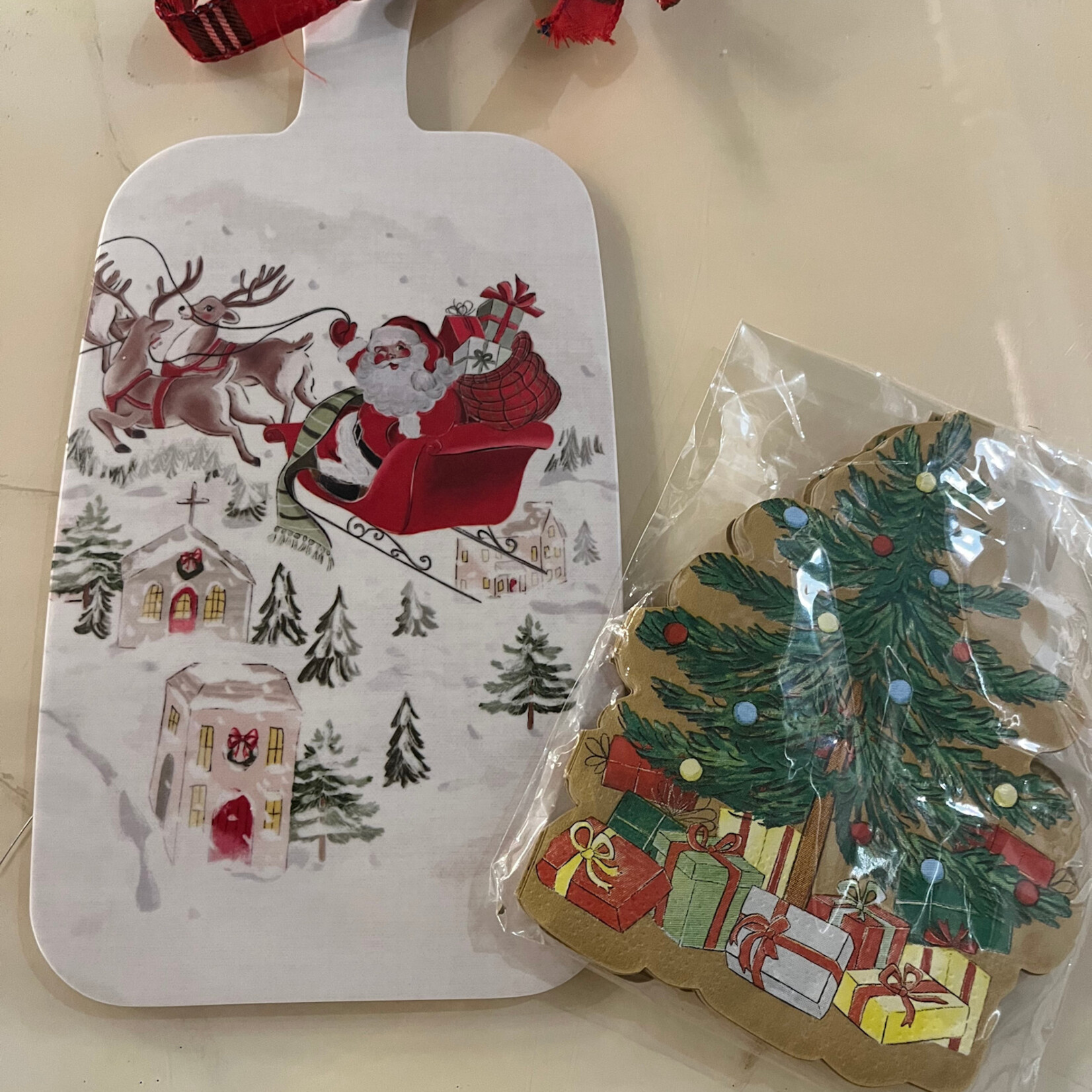 Mud Pie Classic Xmas Melamine Board