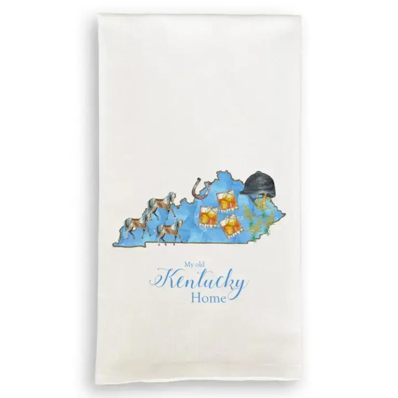 French Graffiti My Old Kentucky Home Hand Towel