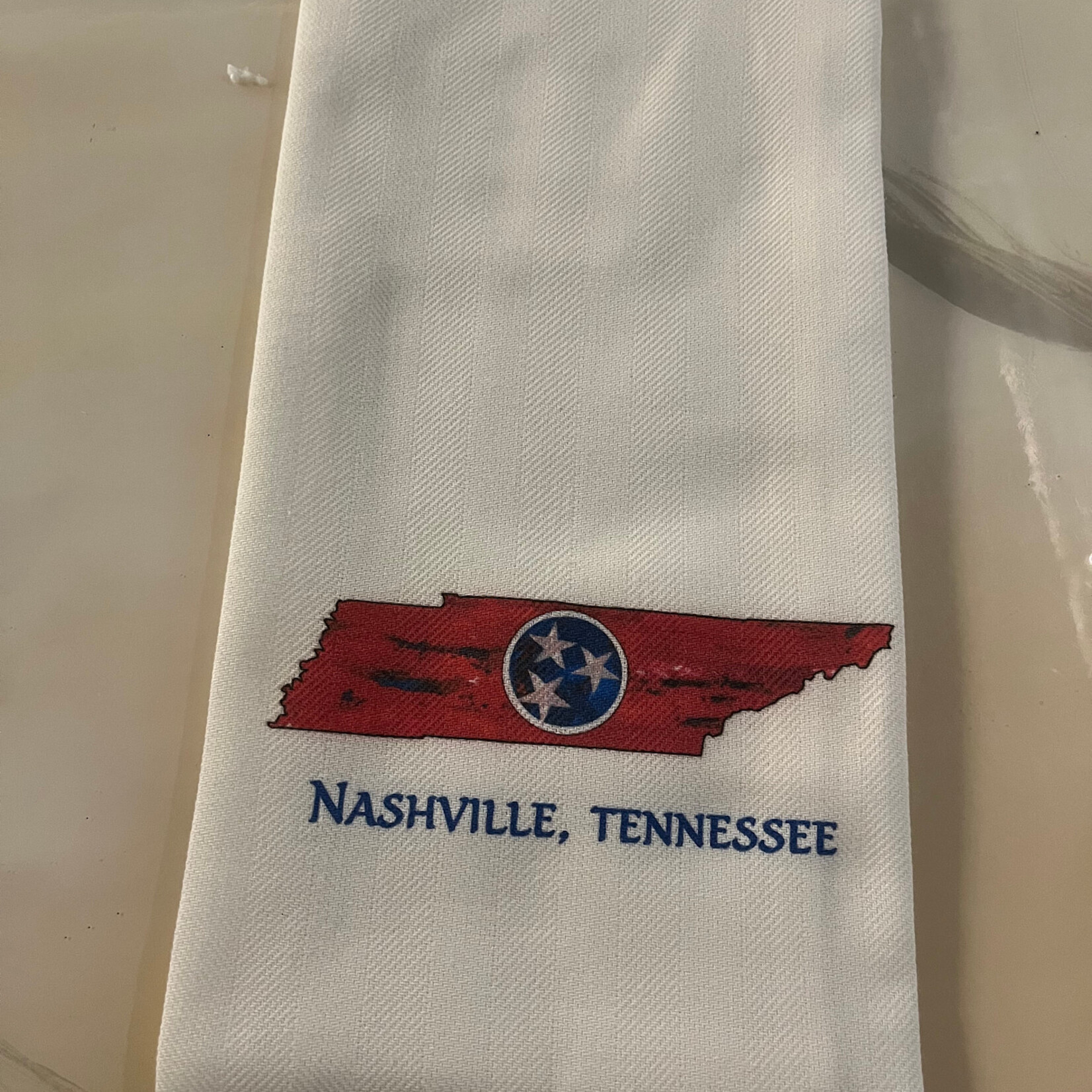 French Graffiti Nashville, Tennessee Hand Towel