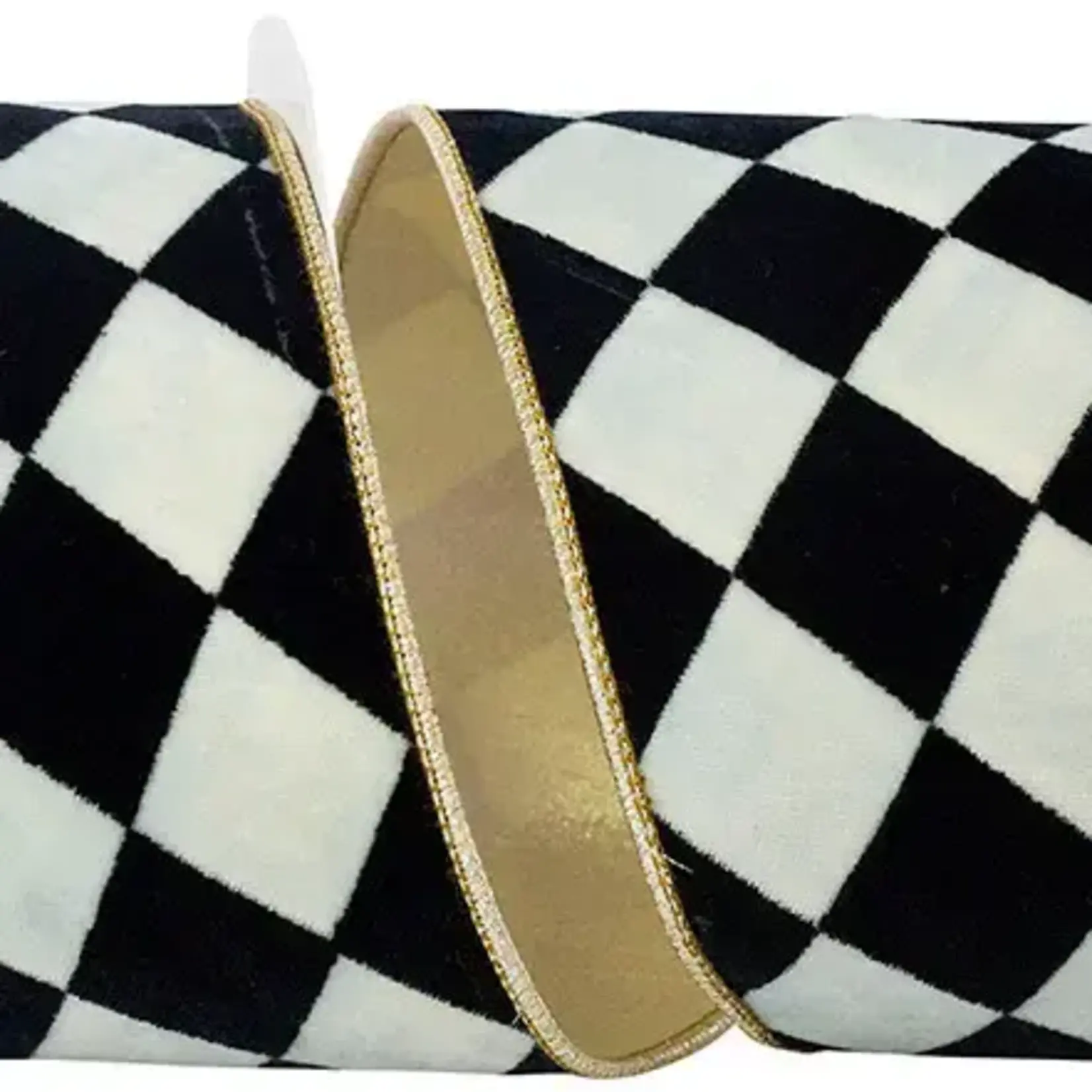 Reliant Ribbon Harlequin Diamond Velvet Ribbon 4" x 5 yds