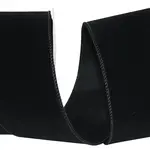 Reliant Ribbon Black Velvet Wired Edge Ribbon 2.5" x 10 yds.