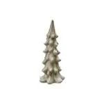 Creative Co-Op Stoneware Tree, Reactive Glaze, Light Green 8"