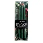 Made Market Company Skinny Taper Candles Christmas Green