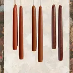 Made Market Company Taper Candles Autumn Colors  8.5" set of 3(one of each color)