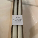 Made Market Company Taper Candle Off White  10"