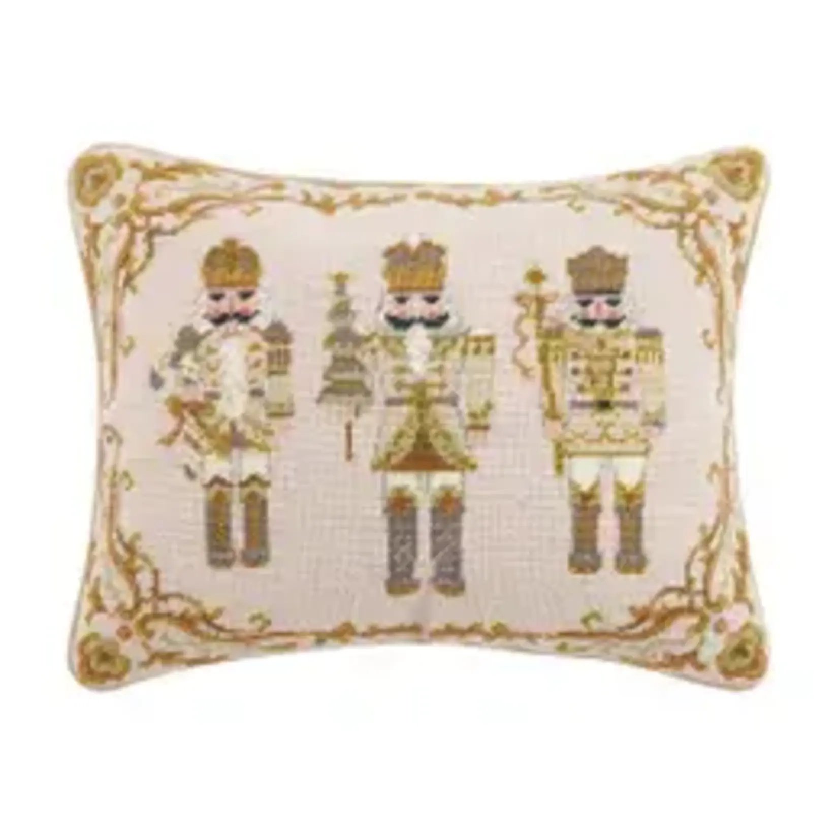 Golden Nutcracker Pillow