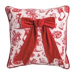 Mud Pie Bow Embelished Pillow