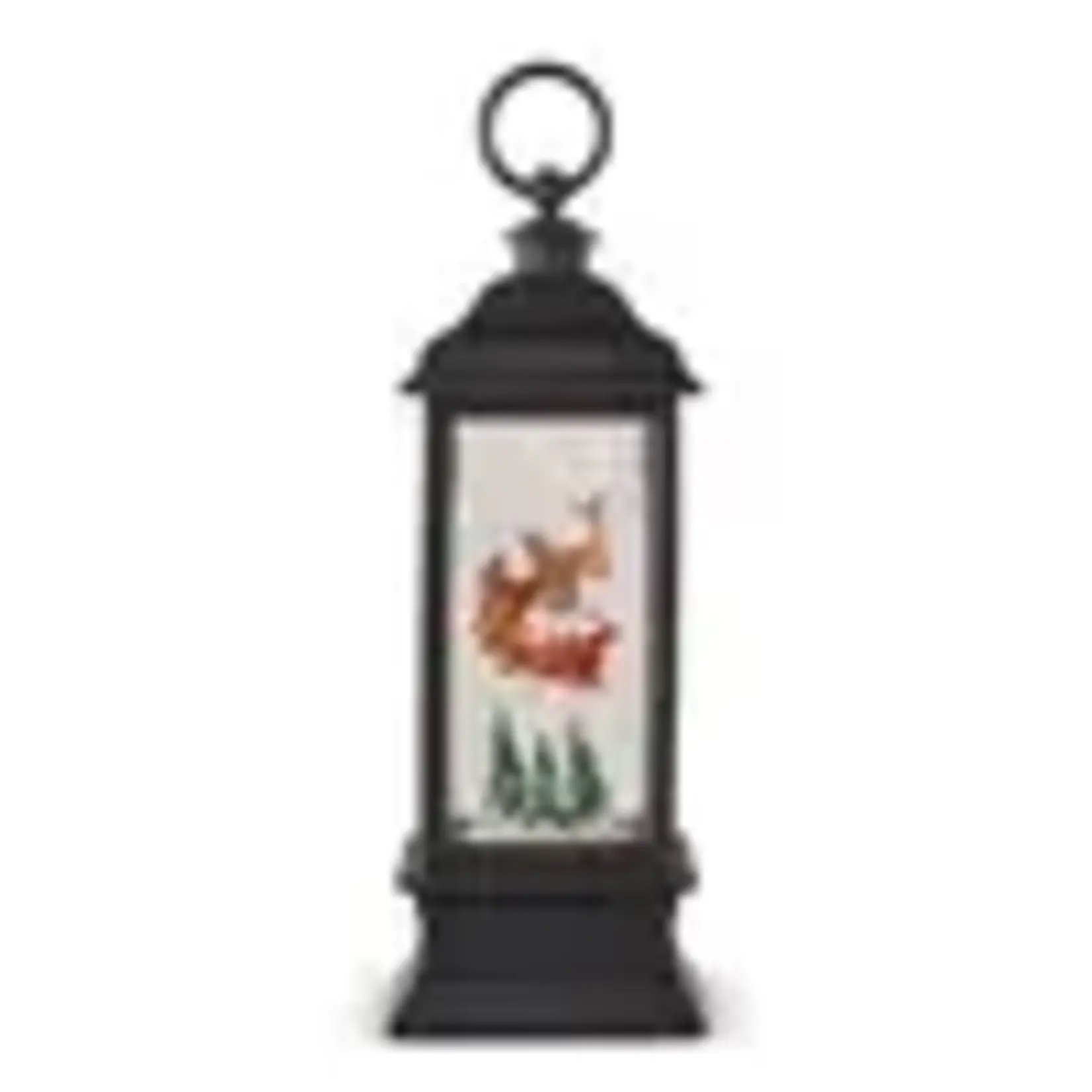 Raz Imports 11" Santa Flying Animated Water Lantern