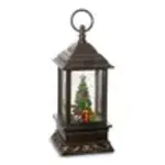 Raz Imports 9.5" Christmas Tree Musical Lighted Water Lantern