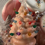 Raz Imports 5.25" Lighted Pink Vintage Tree Ornament