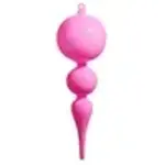 10" Bright Pink Finial Ornament