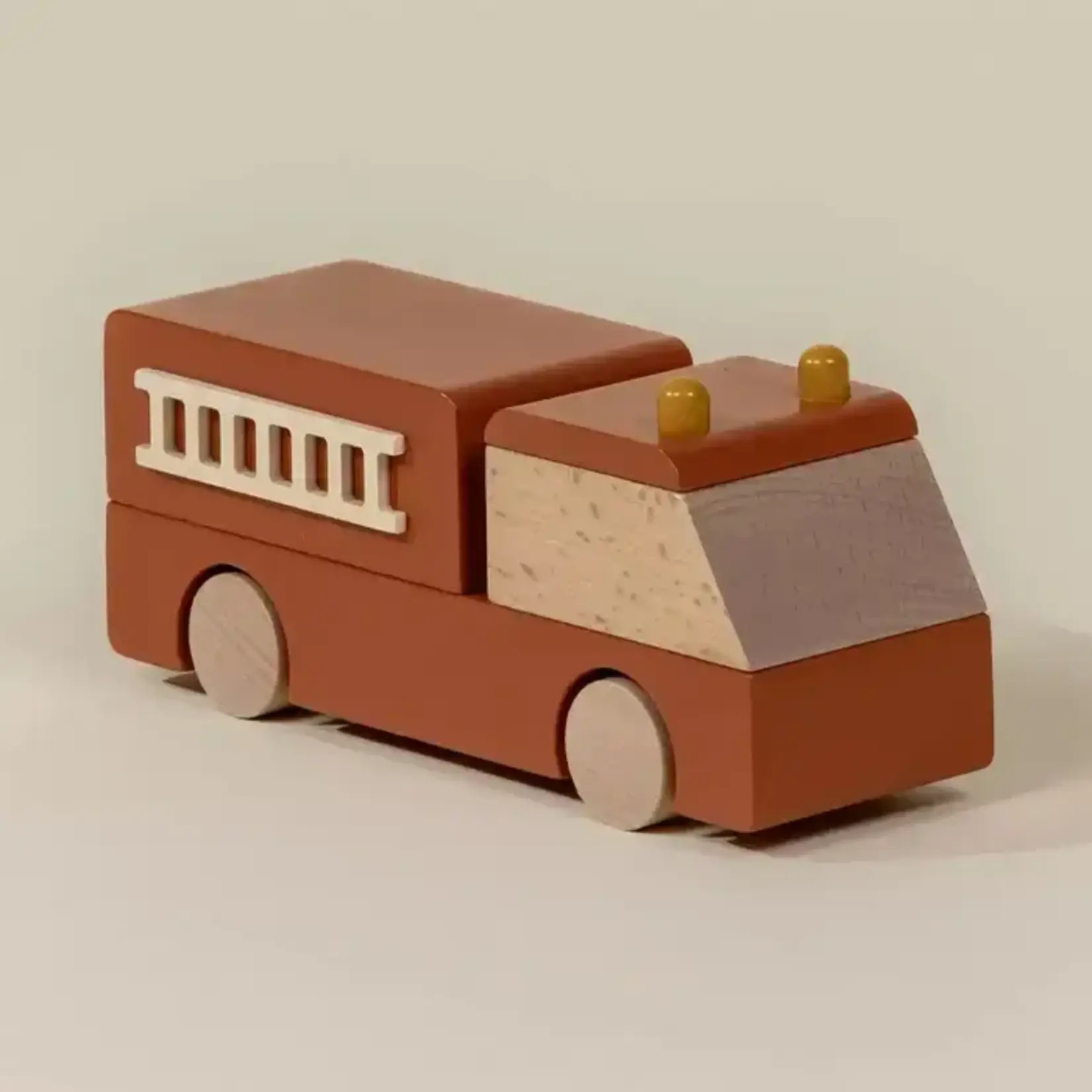 Coco Village Wooden Vehicle - Fire Truck