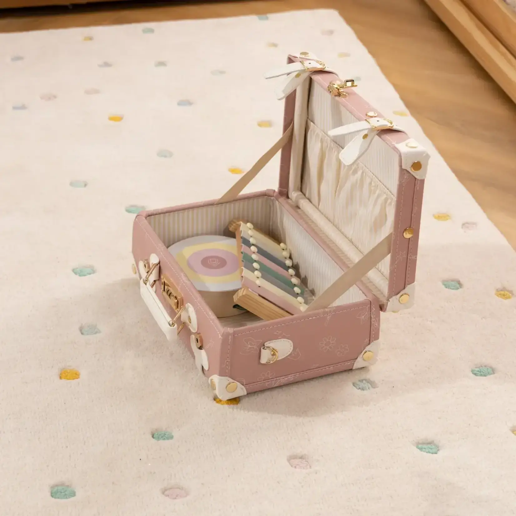 Coco Village Vegan Leather Play Suitcase - Ballerina