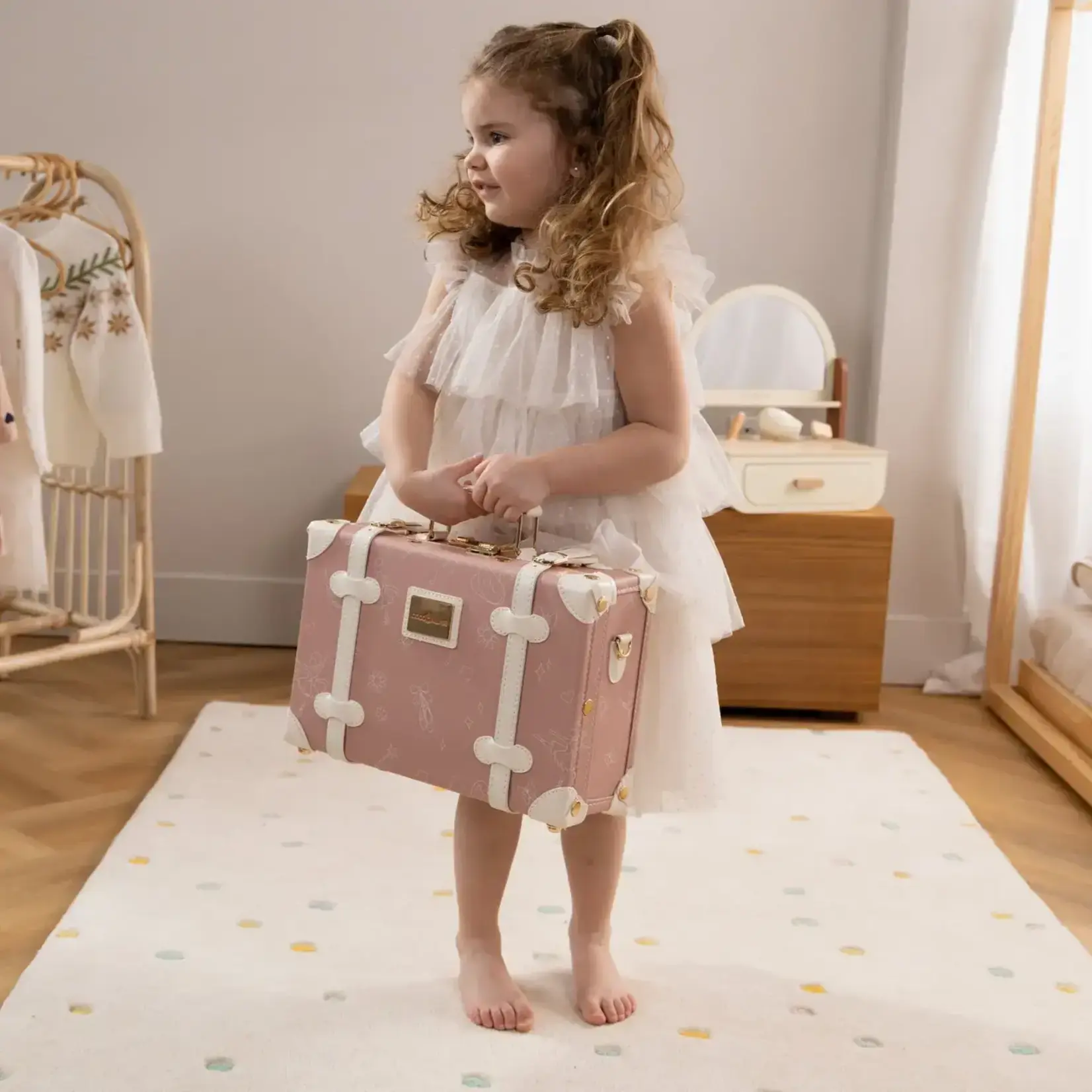 Coco Village Vegan Leather Play Suitcase - Ballerina