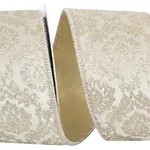 Reliant Ribbon Filigree Regal Glitter Velbet Duluxe Backed Ribbon 2.5" x 5 yds.