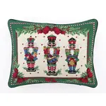 Peking Handicraft Nutcracker Melody Needlepoint Pillow