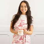 8 Oak Lane Santa Toile Apron