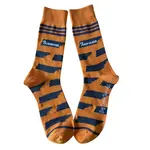 Buy Socks You All Tennessee Shapes in Orange and Gray - Men's Socks