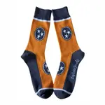 Buy Socks You All Tennessee Tri-Star in Orange and Grey - Men's Socks