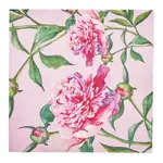 Sophistiplate Peonies Cocktail Napkin Pink