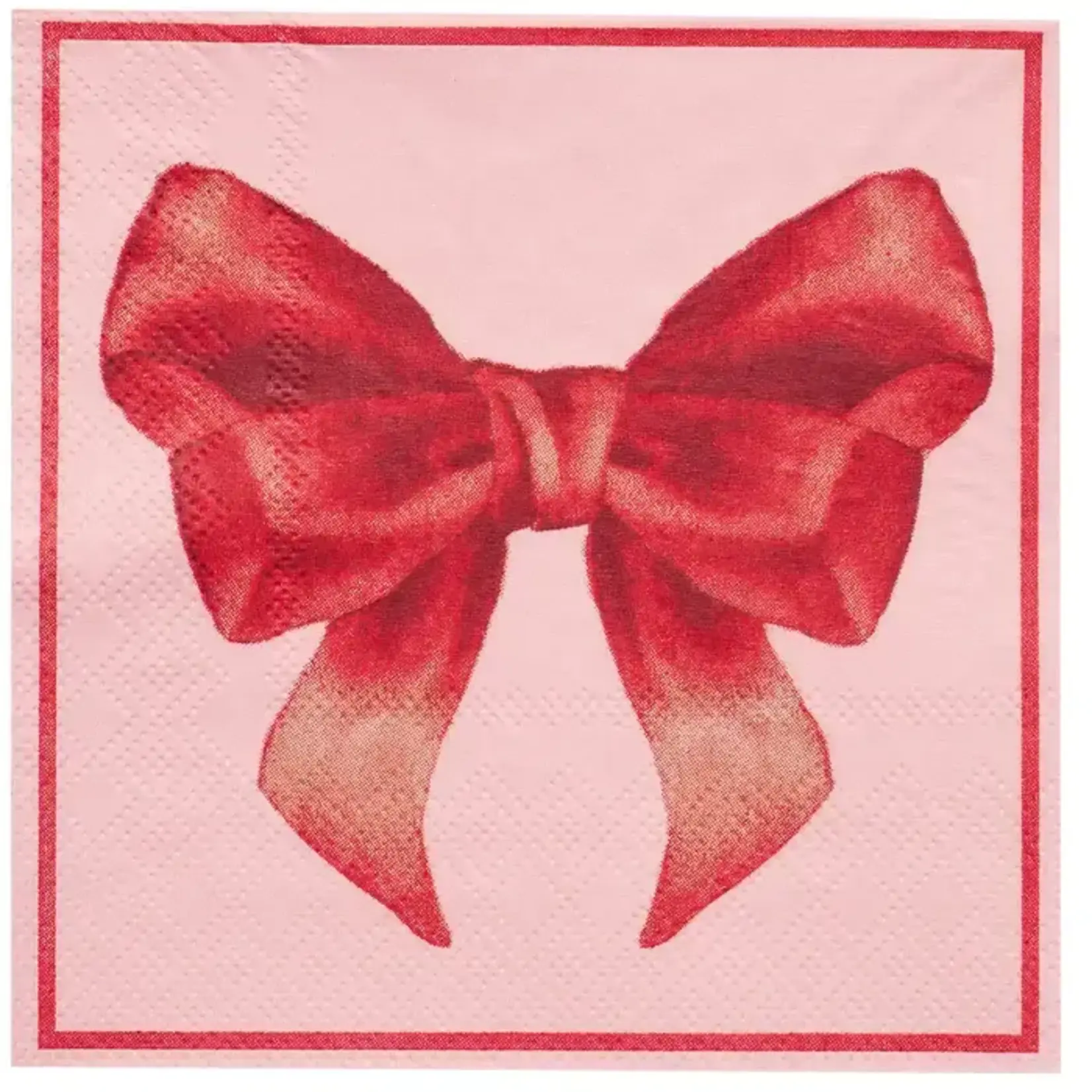 Sophistiplate Pink Bows Cocktail Napkins