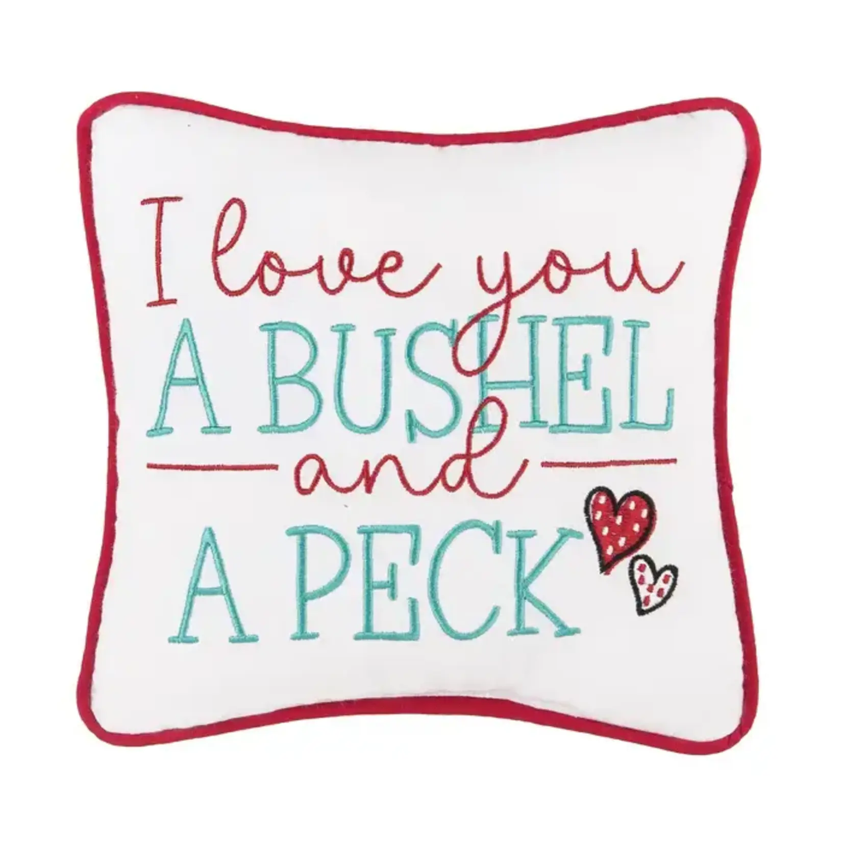 C&F Home Bushel and a Peck Pillow 10" x 10"