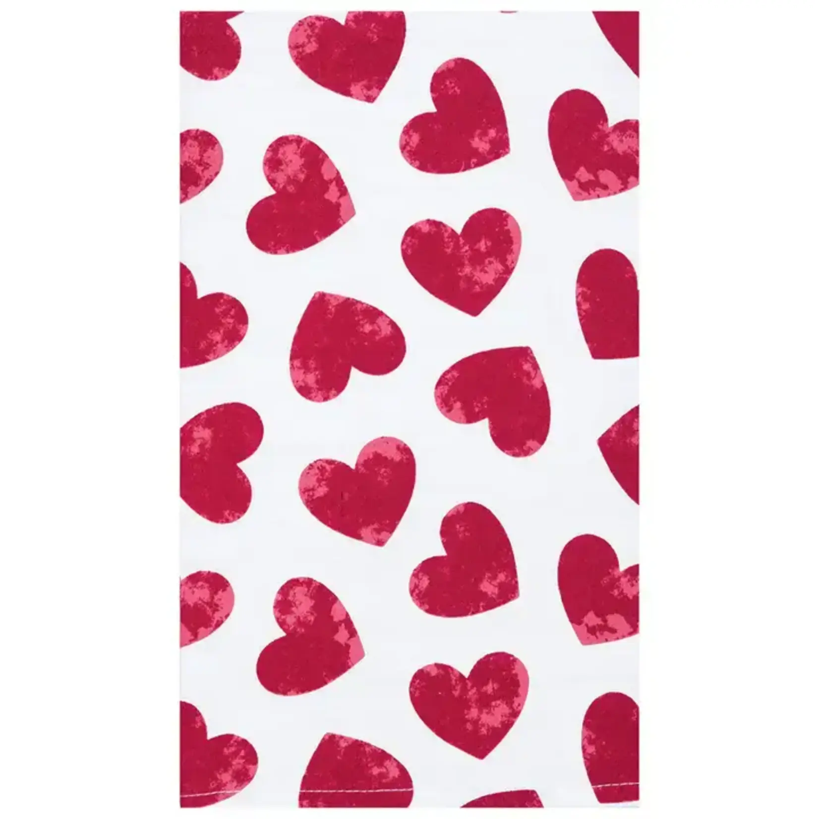 C&F Home Watercolor Heart Towel