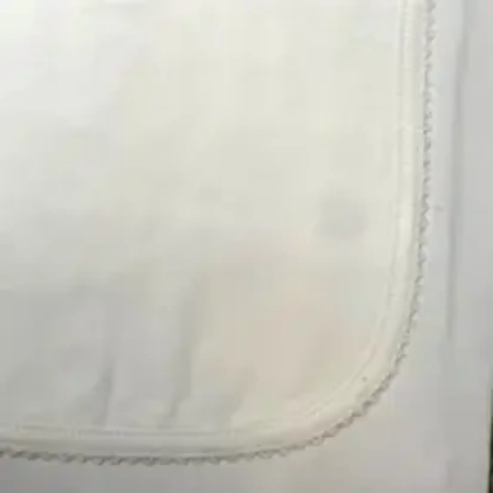 Zsa Zsa and Lolli Picot Trim/Receiving Baby Blanket