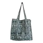 Quilted Block Print Tote