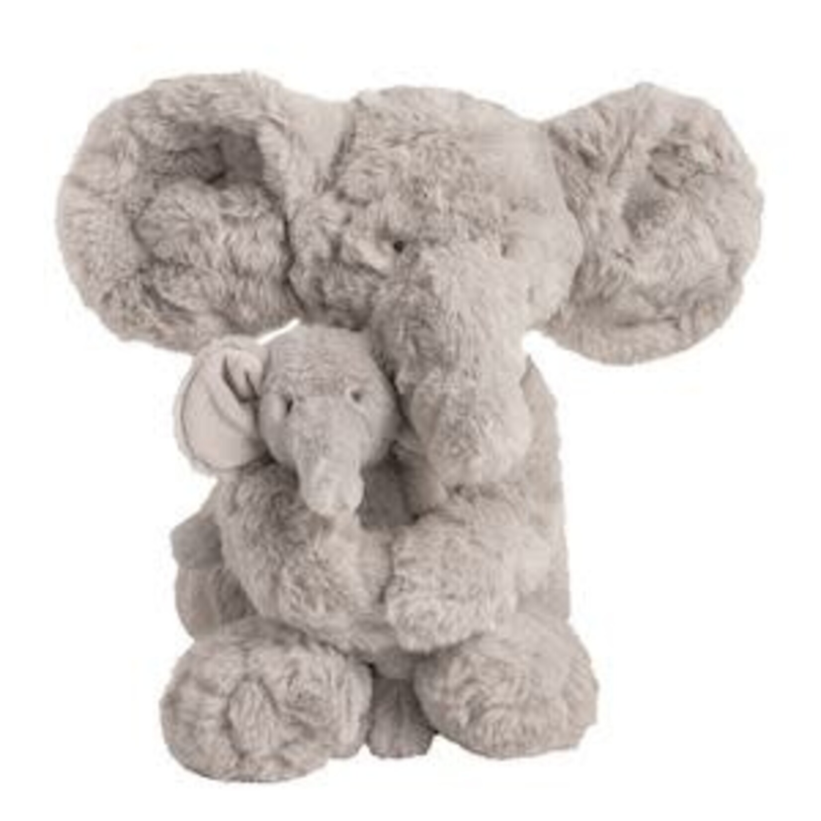 Mud Pie Mama & Baby Elephant Plush Set