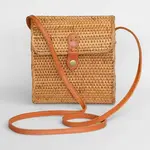 Bali Harvest Rattan Bag Purse Wallet Clutch (Envelope Brown) Ata Straw