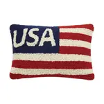 Peking Handicraft USA Hook PIllow Rectangle 8" x 12"