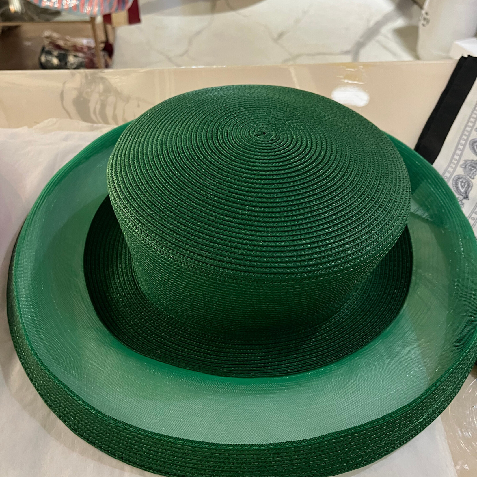 Women’s  Braided Straw Bucket Hat