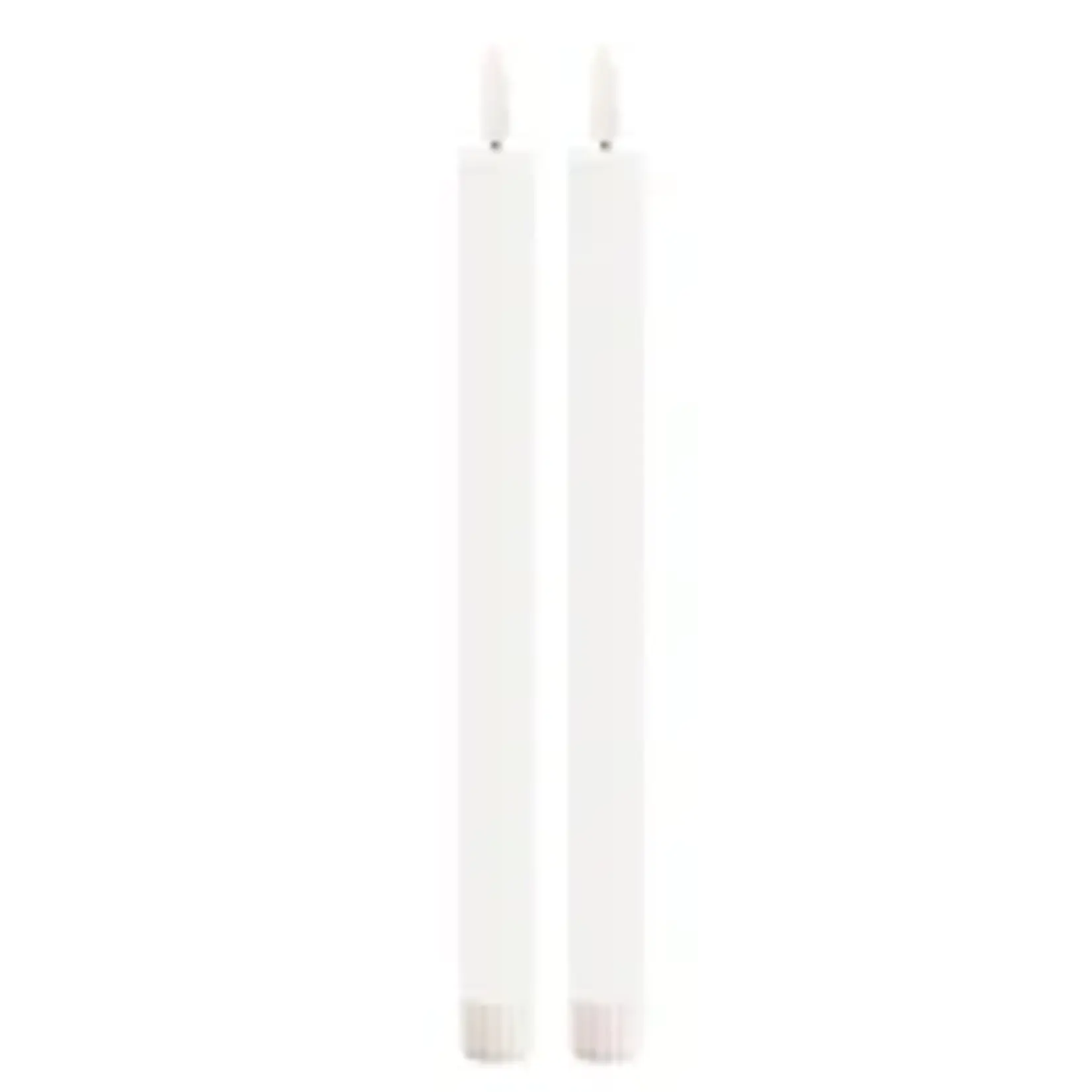 Melrose Taper Candle - Battery (set of 2) AAA Batteries - not included