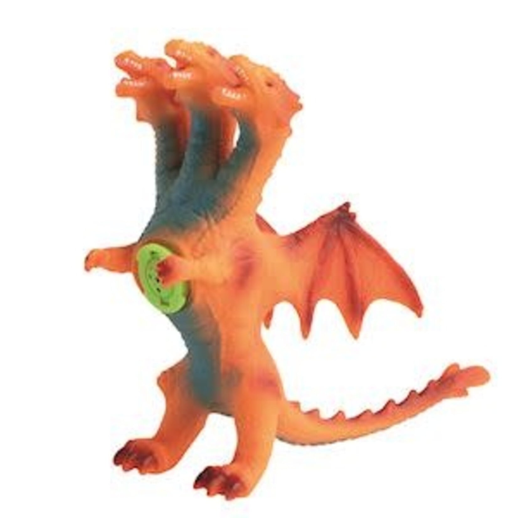 Mud Pie Orange Roaring Dragon 7.25" x 8.5" Press Button to Hear Roar