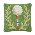 Peking Handicraft Golf Wreath Hook Pillow