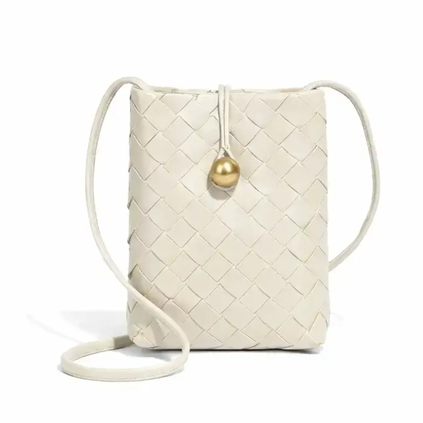 Pretty Persuasions Small Woven Crossbody Bag