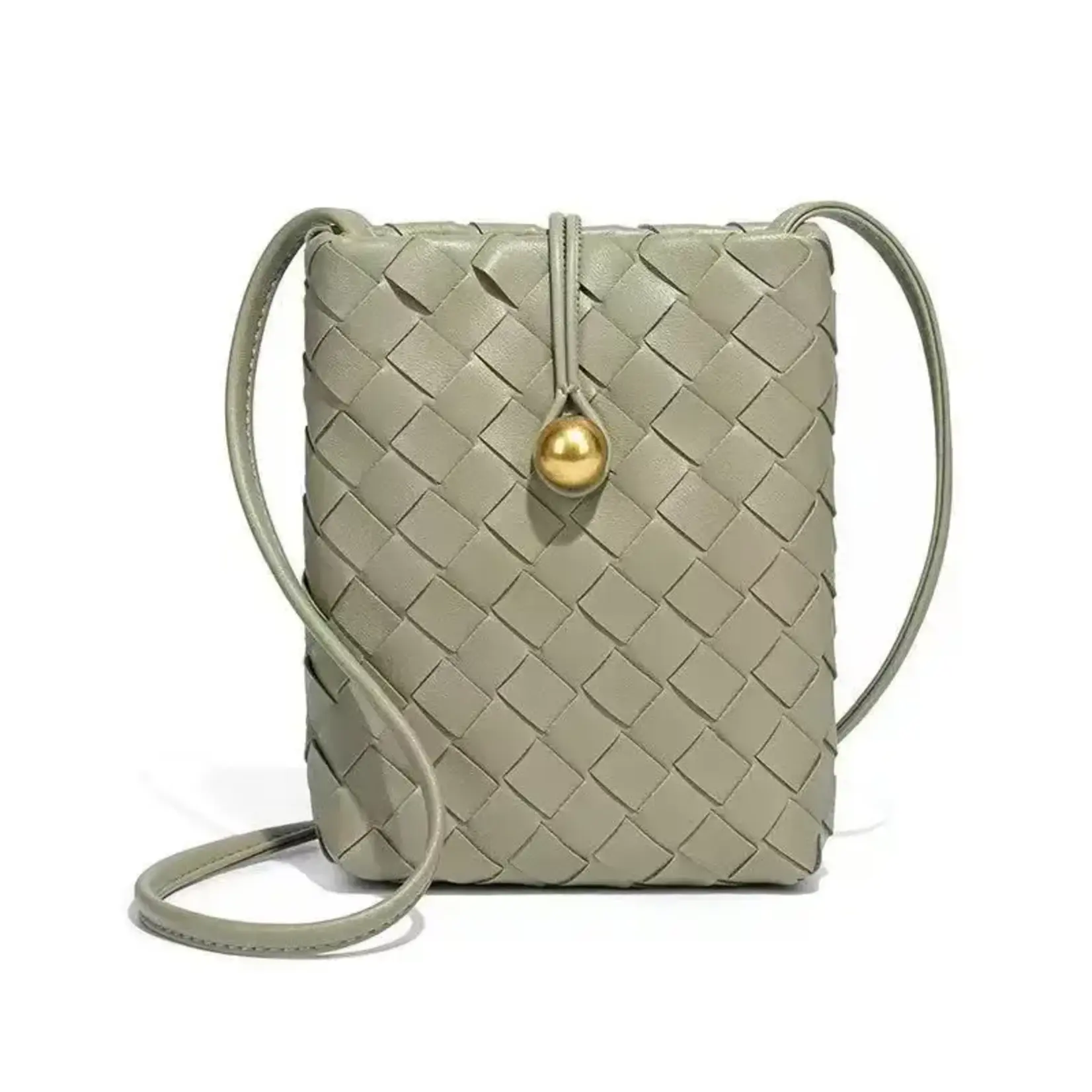 Pretty Persuasions Small Woven Crossbody Bag