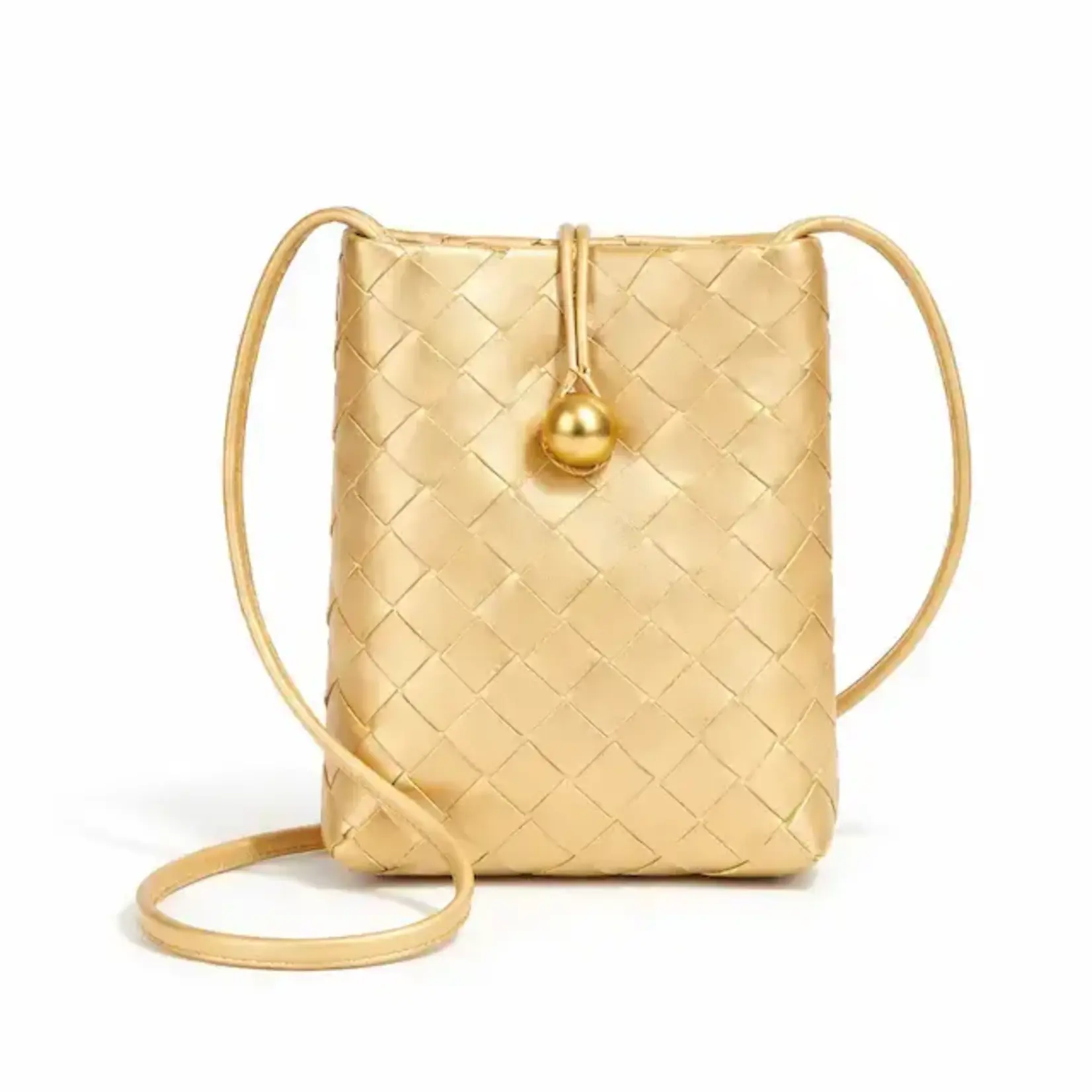 Pretty Persuasions Small Woven Crossbody Bag