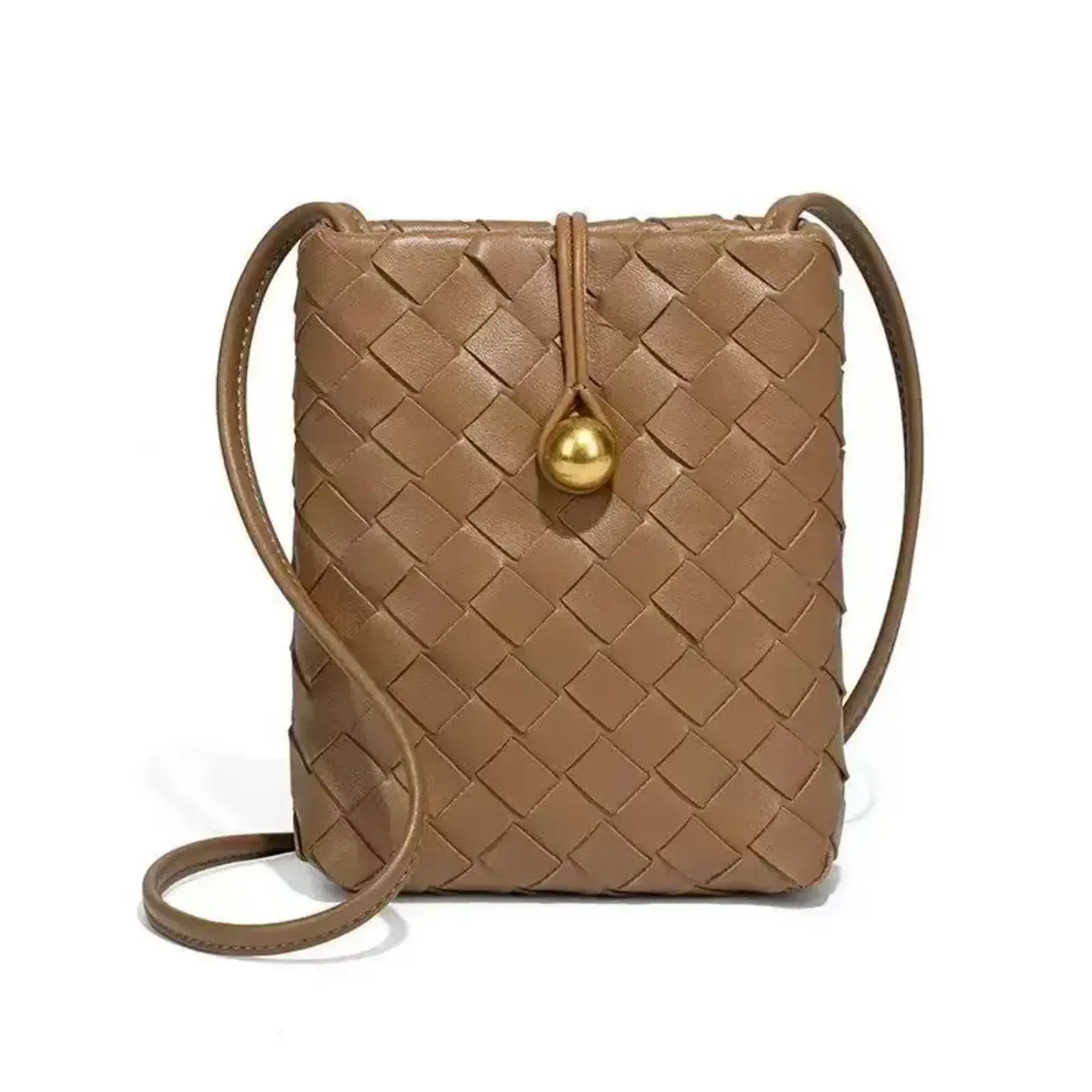 Pretty Persuasions Small Woven Crossbody Bag