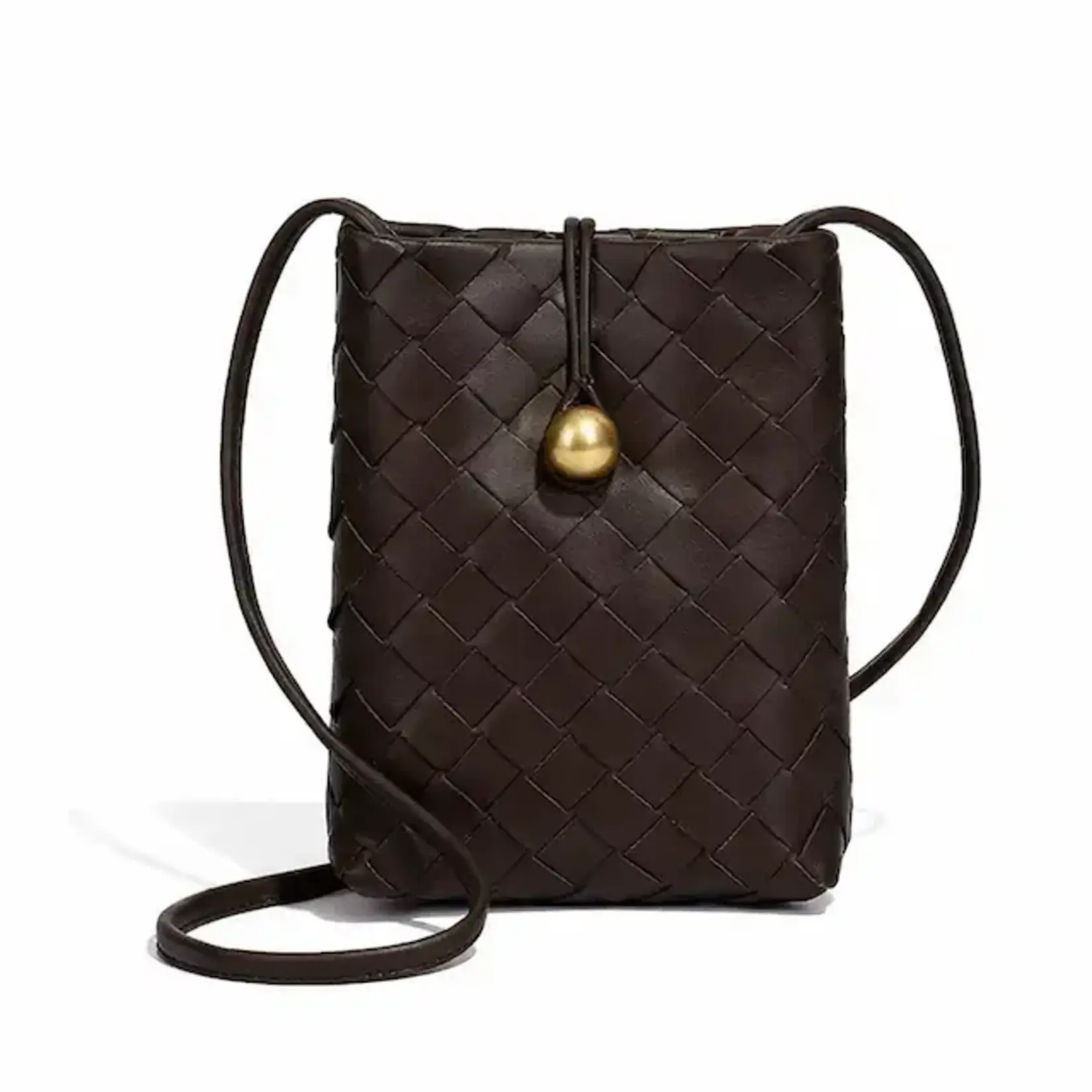 Pretty Persuasions Small Woven Crossbody Bag