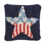 Mud Pie Star Hooked Pillow