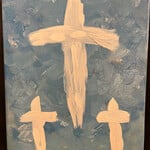 Ritchie Pickens Suspended Painting 11"x14" Original by Ritchie Pickens
