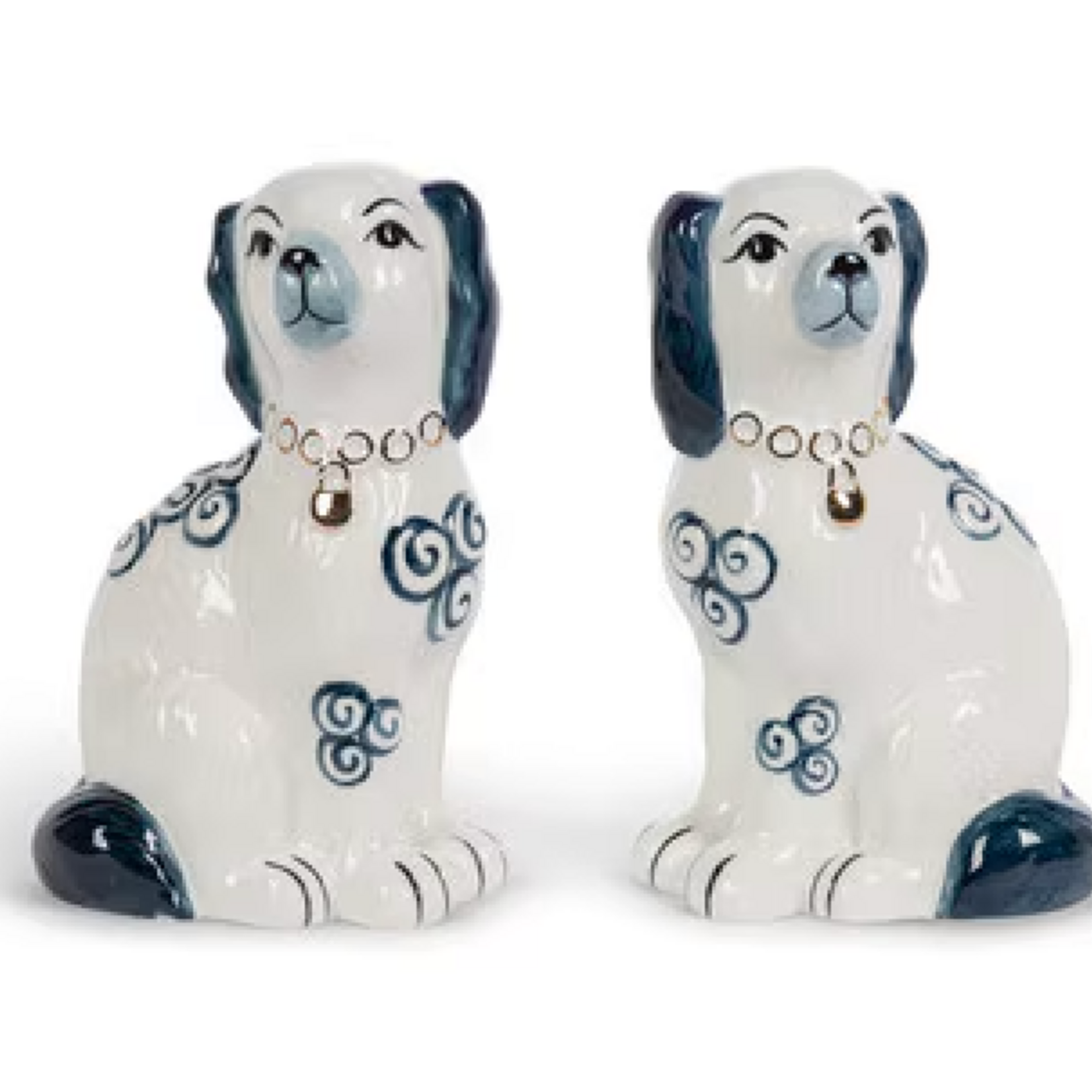 Park Hill Porcelain Staffordshire Dogs Figurines Set of 2